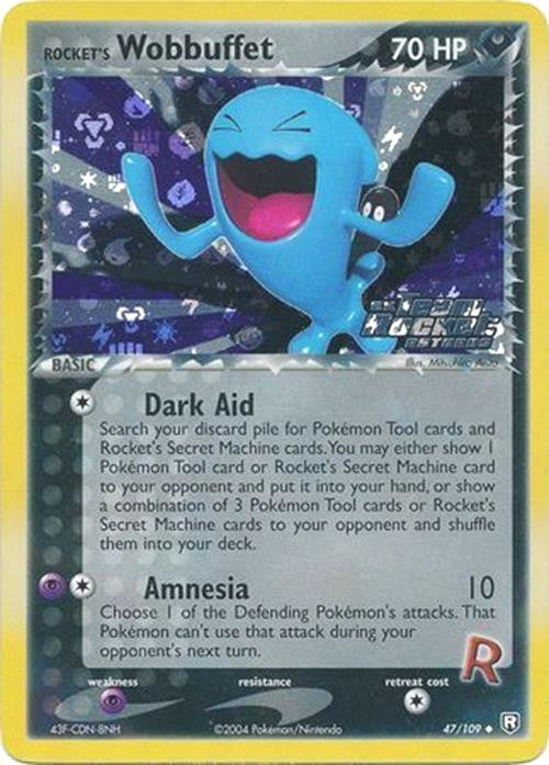 Rocket's Wobbuffet (47/109) (Stamped) [EX: Team Rocket Returns] | Clutch Gaming