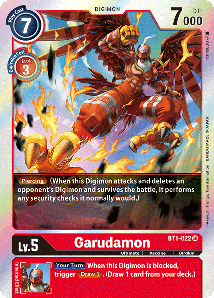 Garudamon [BT1-022] [Release Special Booster Ver.1.0] | Clutch Gaming