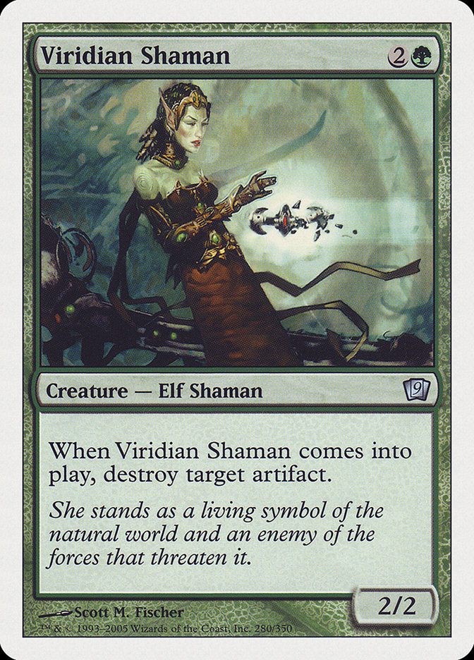 Viridian Shaman [Ninth Edition] | Clutch Gaming