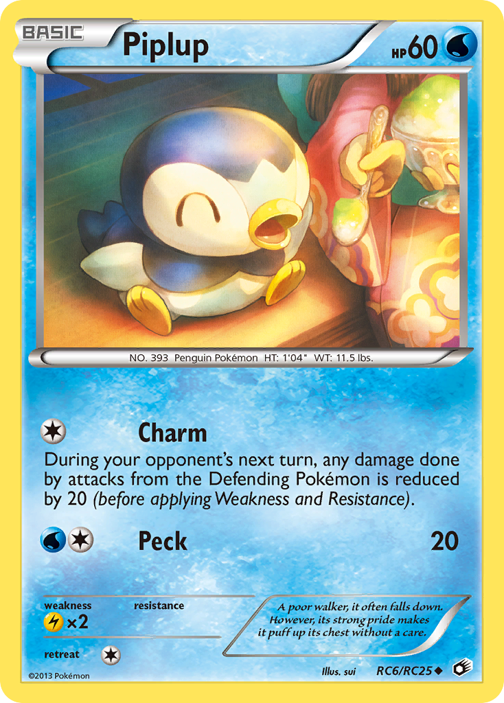 Piplup (RC6/RC25) [Black & White: Legendary Treasures] | Clutch Gaming