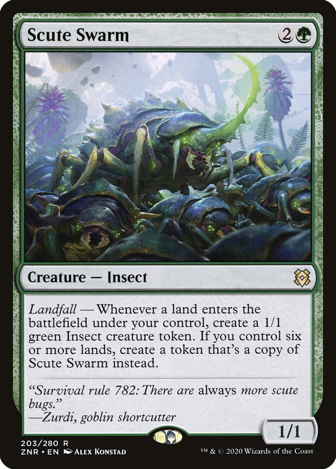 Scute Swarm [Zendikar Rising] | Clutch Gaming