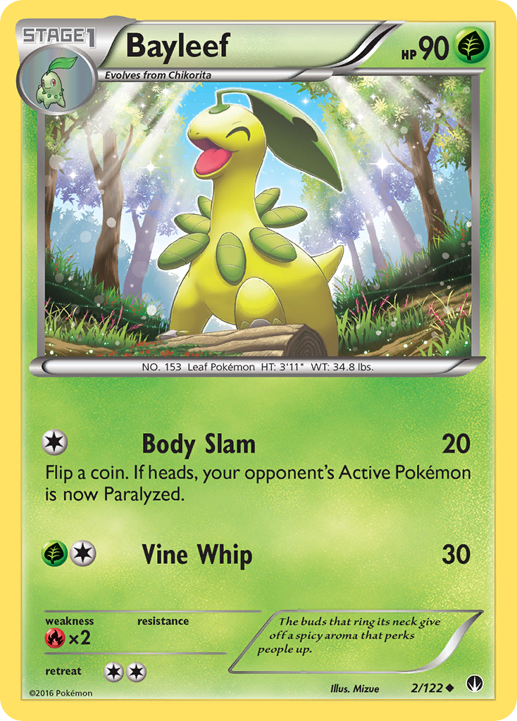 Bayleef (2/122) [XY: BREAKpoint] | Clutch Gaming