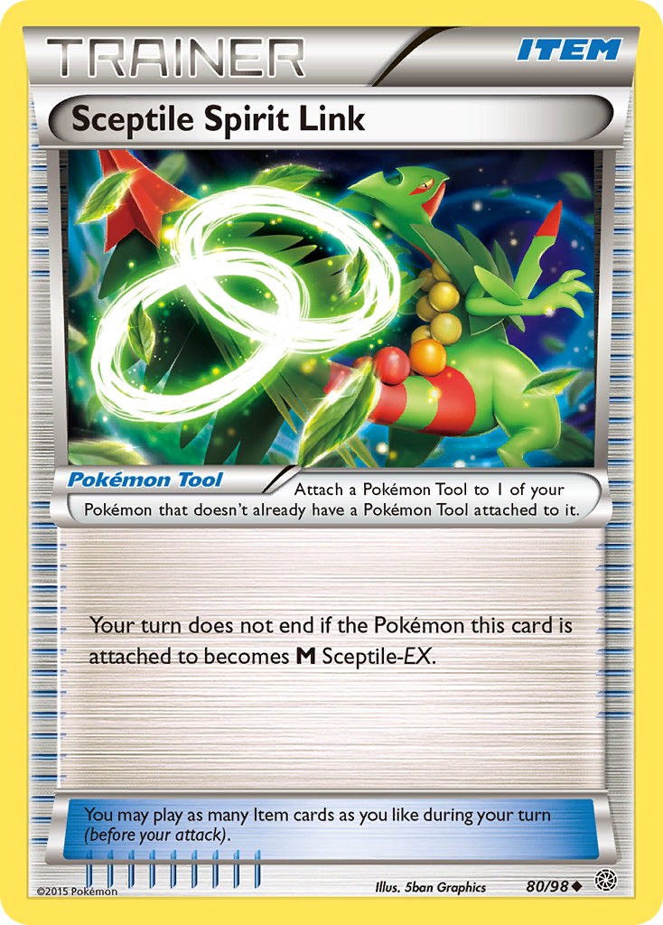 Sceptile Spirit Link (80/98) [XY: Ancient Origins] | Clutch Gaming