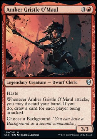 Amber Gristle O'Maul [Commander Legends: Battle for Baldur's Gate] | Clutch Gaming