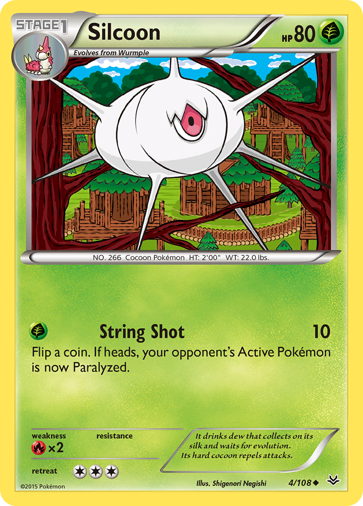 Silcoon (4/108) [XY: Roaring Skies] | Clutch Gaming