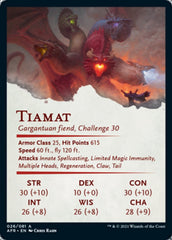 Tiamat Art Card [Dungeons & Dragons: Adventures in the Forgotten Realms Art Series] | Clutch Gaming