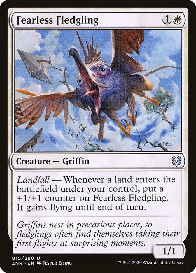 Fearless Fledgling [Zendikar Rising] | Clutch Gaming