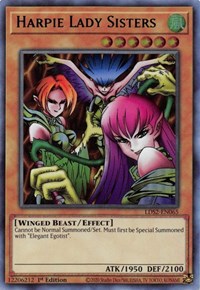 Harpie Lady Sisters (Green) [LDS2-EN065] Ultra Rare | Clutch Gaming