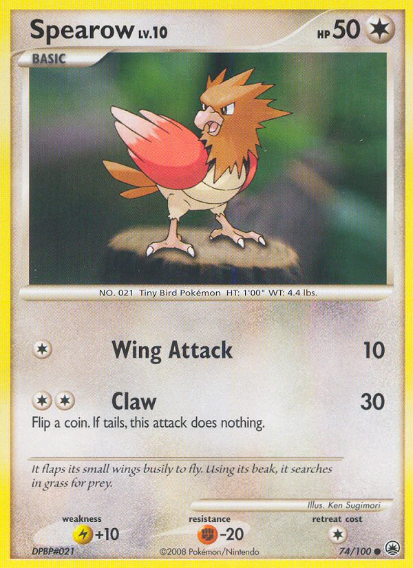 Spearow (74/100) [Diamond & Pearl: Majestic Dawn] | Clutch Gaming