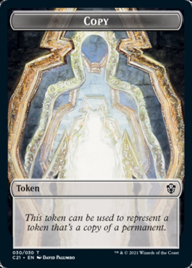 Copy // Construct (030) Double-Sided Token [Commander 2021 Tokens] | Clutch Gaming