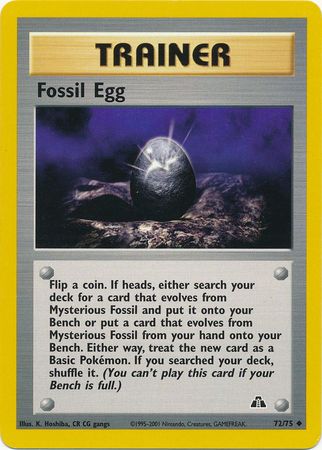 Fossil Egg (72/75) [Neo Discovery Unlimited] | Clutch Gaming