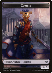 Human Soldier // Zombie Double-Sided Token [Theros Beyond Death Tokens] | Clutch Gaming