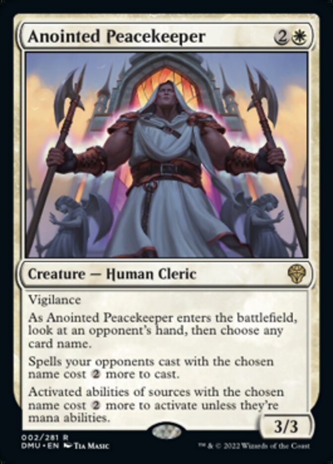 Anointed Peacekeeper [Dominaria United] | Clutch Gaming