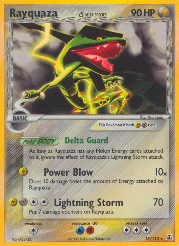 Rayquaza (13/113) (Delta Species) [EX: Delta Species] | Clutch Gaming