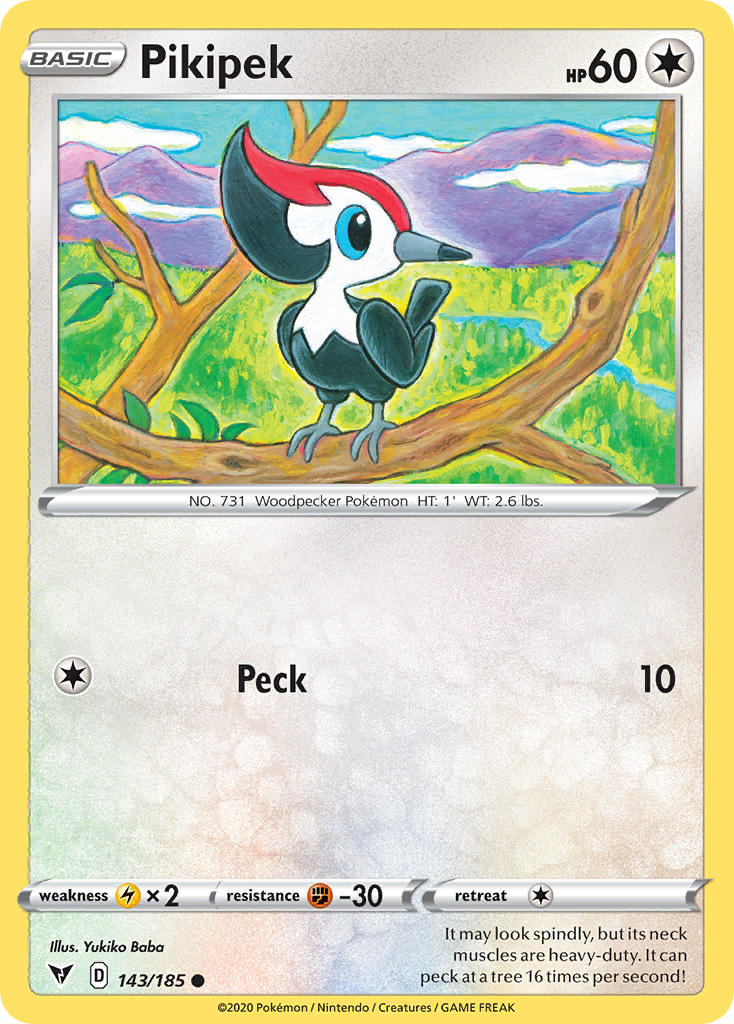 Pikipek (143/185) [Sword & Shield: Vivid Voltage] | Clutch Gaming