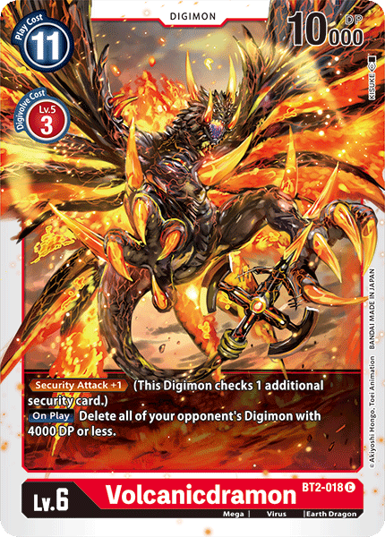 Volcanicdramon [BT2-018] [Release Special Booster Ver.1.0] | Clutch Gaming