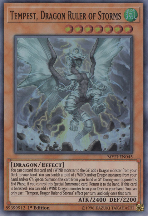 Tempest, Dragon Ruler of Storms [MYFI-EN045] Super Rare | Clutch Gaming