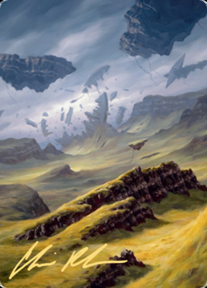 Plains 3 Art Card (Gold-Stamped Signature) [Zendikar Rising Art Series] | Clutch Gaming