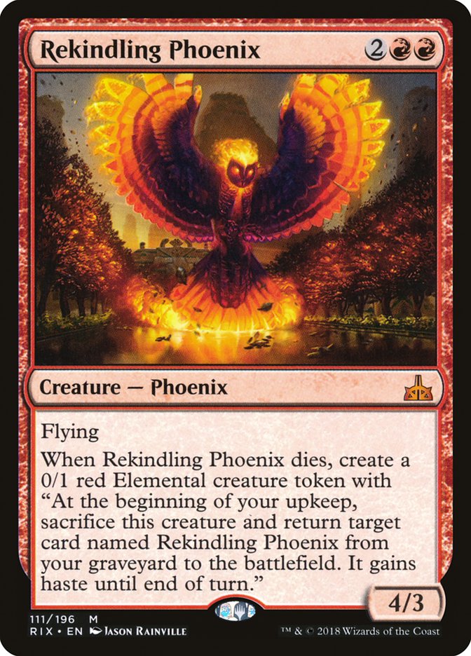 Rekindling Phoenix [Rivals of Ixalan] | Clutch Gaming