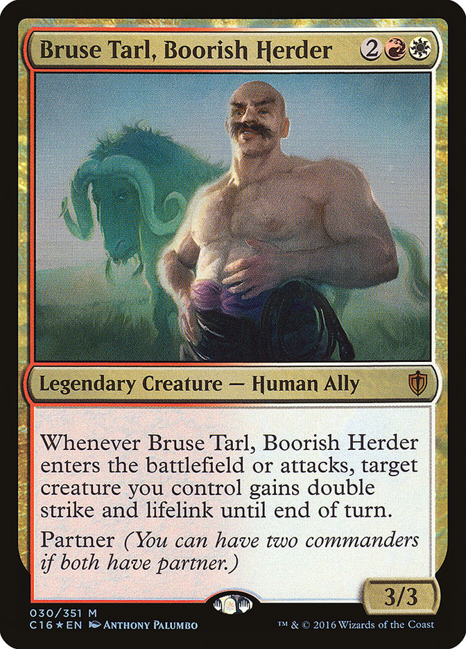 Bruse Tarl, Boorish Herder [Commander 2016] | Clutch Gaming