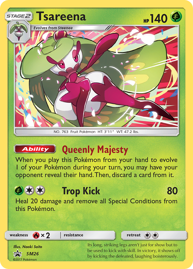 Tsareena (SM26) [Sun & Moon: Black Star Promos] | Clutch Gaming