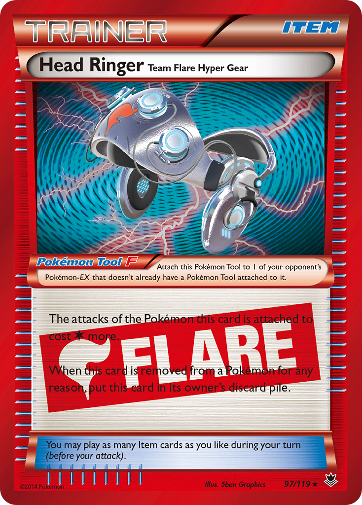 Head Ringer Team Flare Hyper Gear (97/119) [XY: Phantom Forces] | Clutch Gaming