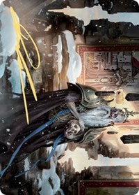 Narfi, Betrayer King Art Card (Gold-Stamped Signature) [Kaldheim Art Series] | Clutch Gaming
