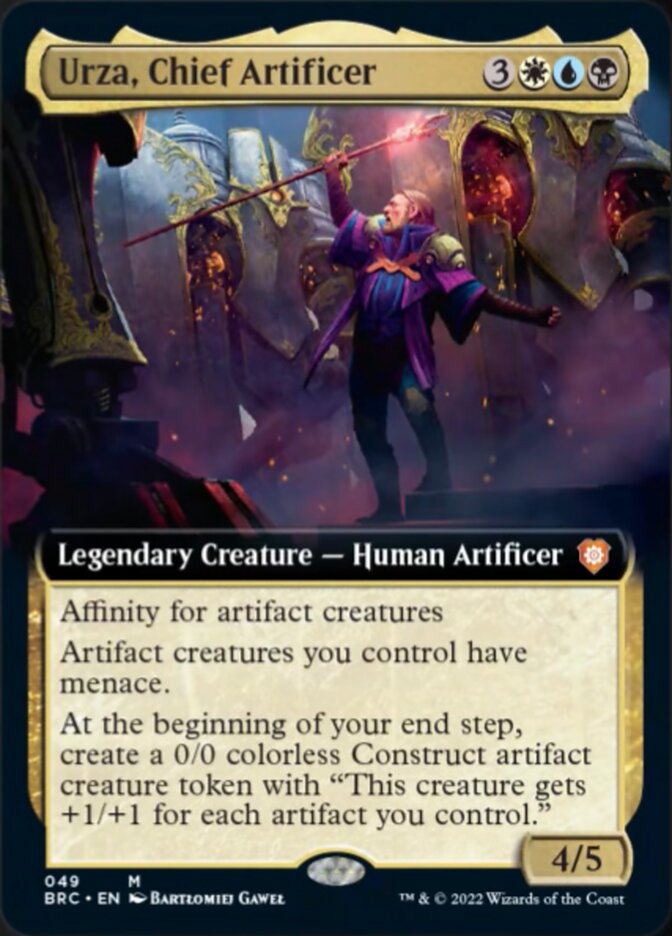 Urza, Chief Artificer (Extended Art) [The Brothers' War Commander] | Clutch Gaming