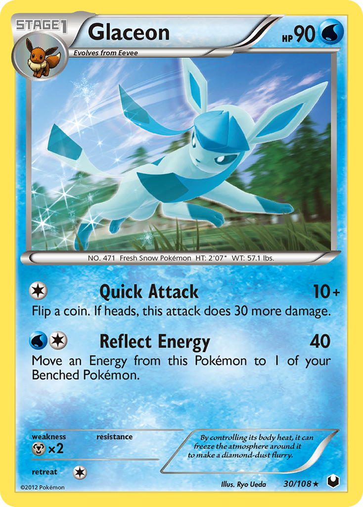 Glaceon (30/108) [Black & White: Dark Explorers] | Clutch Gaming