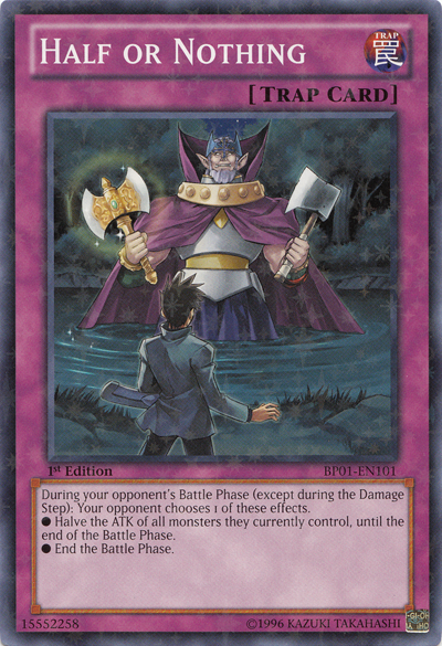 Half or Nothing [BP01-EN101] Starfoil Rare | Clutch Gaming