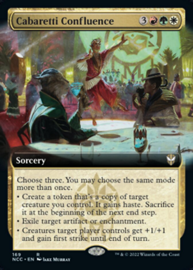 Cabaretti Confluence (Extended Art) [Streets of New Capenna Commander] | Clutch Gaming