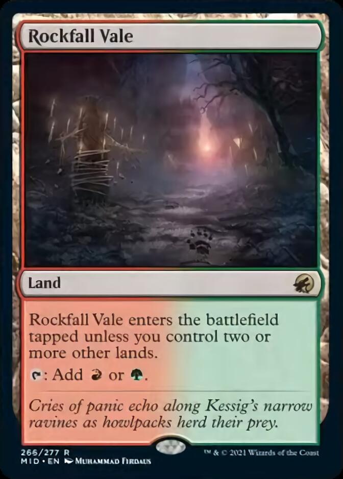 Rockfall Vale [Innistrad: Midnight Hunt] | Clutch Gaming