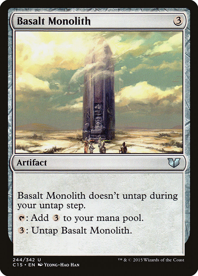 Basalt Monolith [Commander 2015] | Clutch Gaming