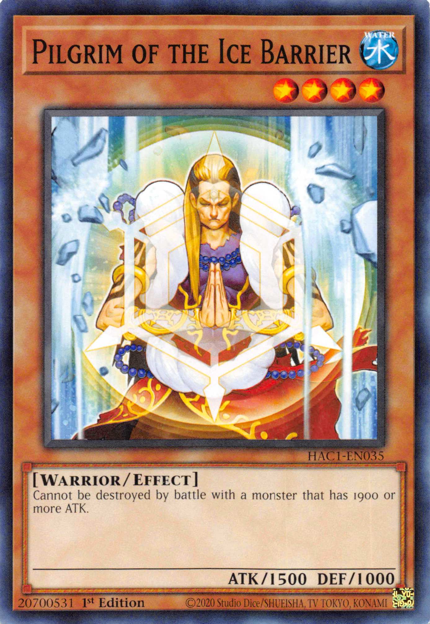 Pilgrim of the Ice Barrier [HAC1-EN035] Common | Clutch Gaming