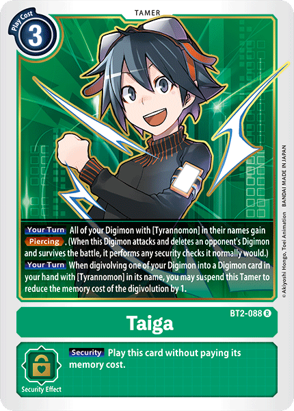 Taiga [BT2-088] [Release Special Booster Ver.1.0] | Clutch Gaming