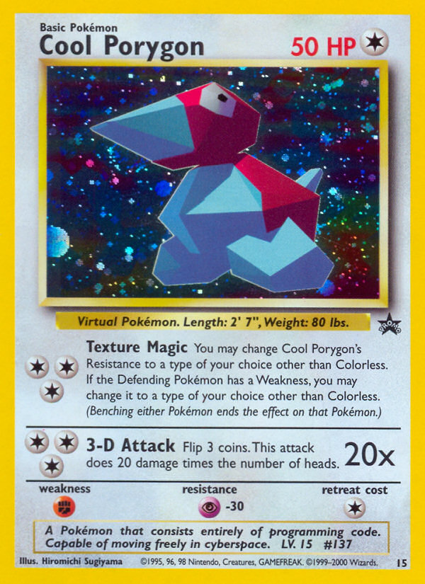 Cool Porygon (15) [Wizards of the Coast: Black Star Promos] | Clutch Gaming