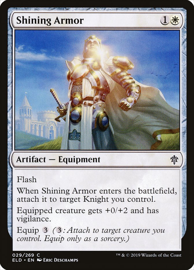 Shining Armor [Throne of Eldraine] | Clutch Gaming