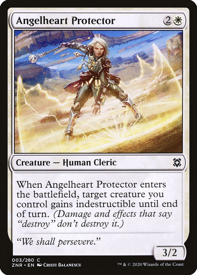 Angelheart Protector [Zendikar Rising] | Clutch Gaming