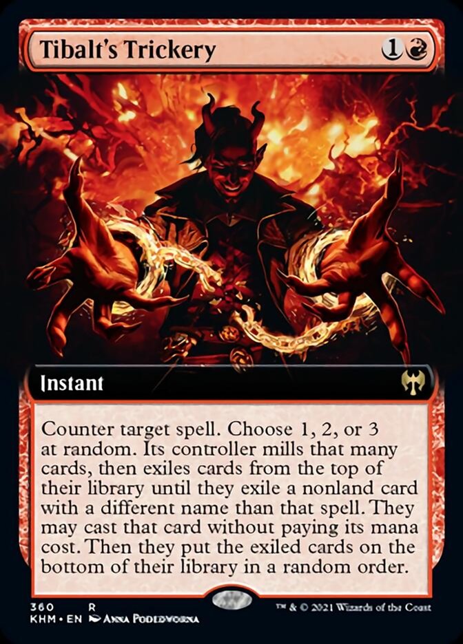 Tibalt's Trickery (Extended Art) [Kaldheim] | Clutch Gaming