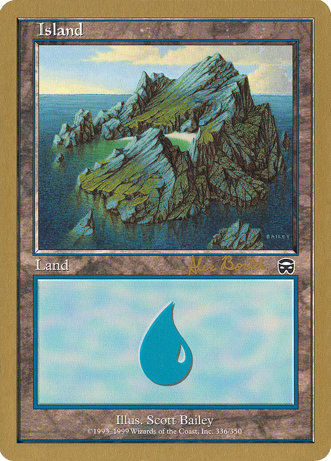 Island (ab336) (Alex Borteh) [World Championship Decks 2001] | Clutch Gaming