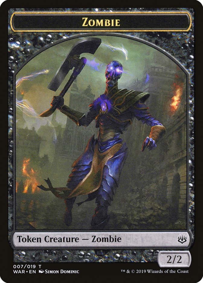 Zombie Token [War of the Spark Tokens] | Clutch Gaming