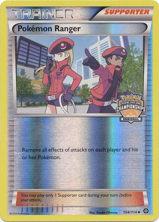 Pokemon Ranger (104/114) (Championship Promo) [XY: Steam Siege] | Clutch Gaming