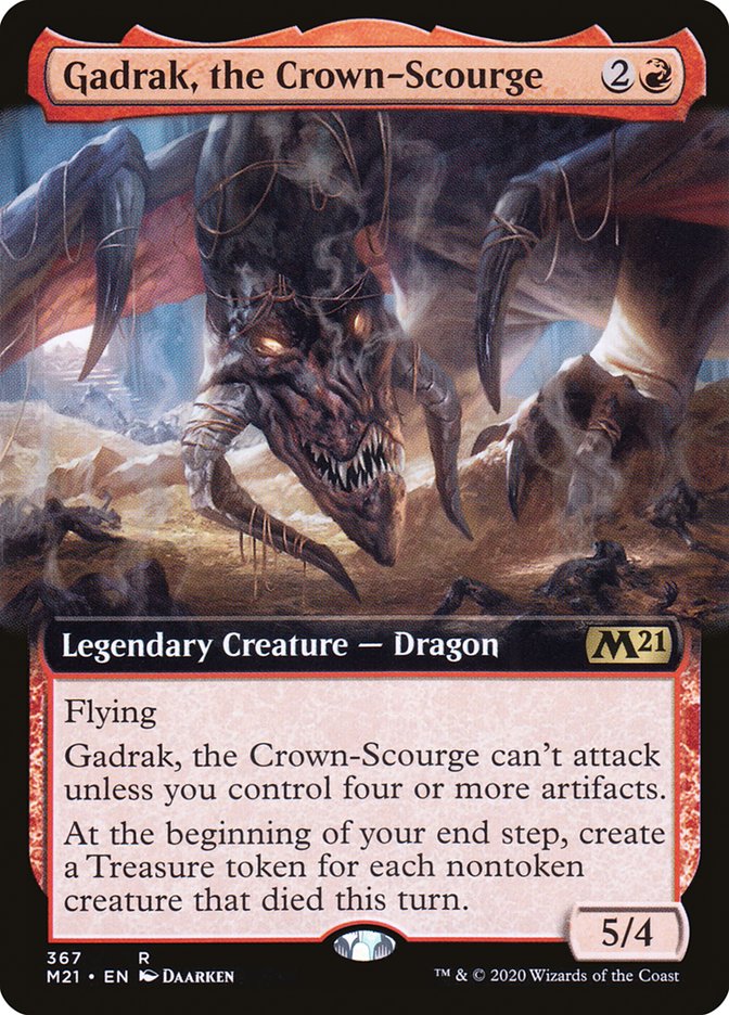 Gadrak, the Crown-Scourge (Extended Art) [Core Set 2021] | Clutch Gaming