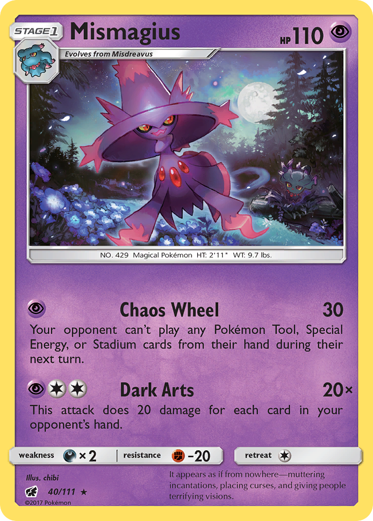 Mismagius (40/111) [Sun & Moon: Crimson Invasion] | Clutch Gaming