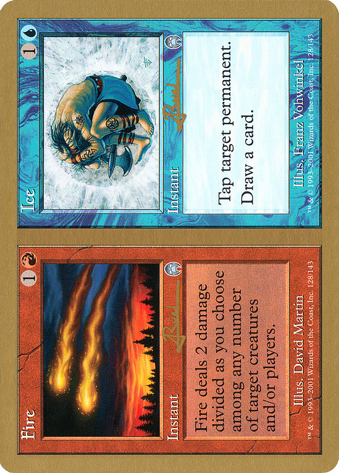 Fire // Ice (Antoine Ruel) [World Championship Decks 2001] | Clutch Gaming