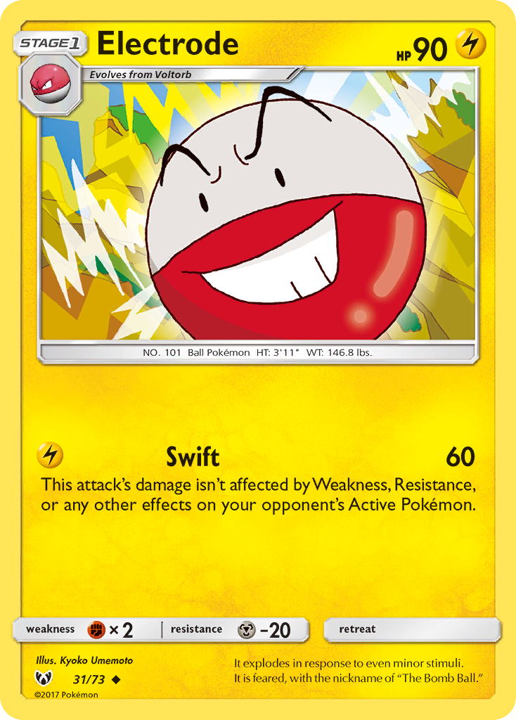 Electrode (31/73) [Sun & Moon: Shining Legends] | Clutch Gaming