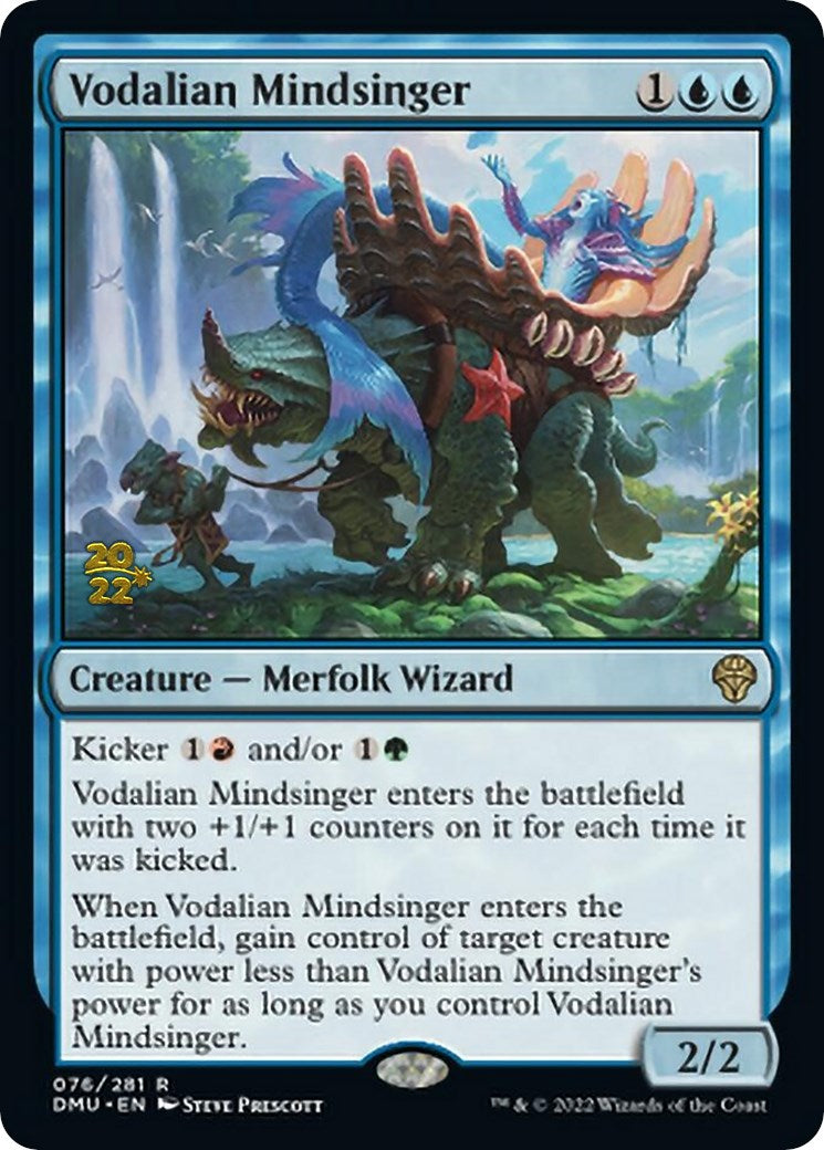 Vodalian Mindsinger [Dominaria United Prerelease Promos] | Clutch Gaming