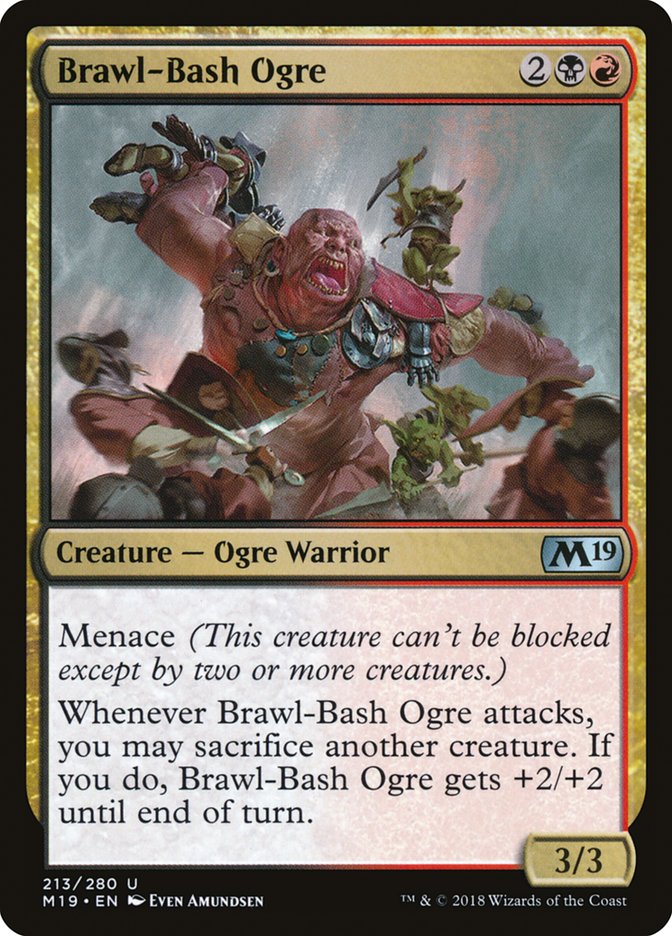 Brawl-Bash Ogre [Core Set 2019] | Clutch Gaming