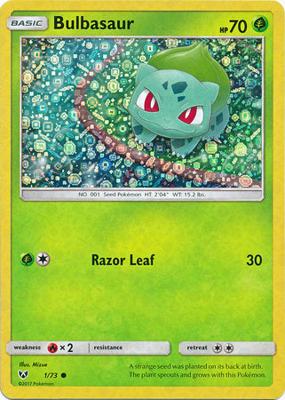 Bulbasaur (1/73) (General Mills Promo) [Sun & Moon: Shining Legends] | Clutch Gaming