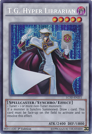 T.G. Hyper Librarian [LC5D-EN211] Secret Rare | Clutch Gaming